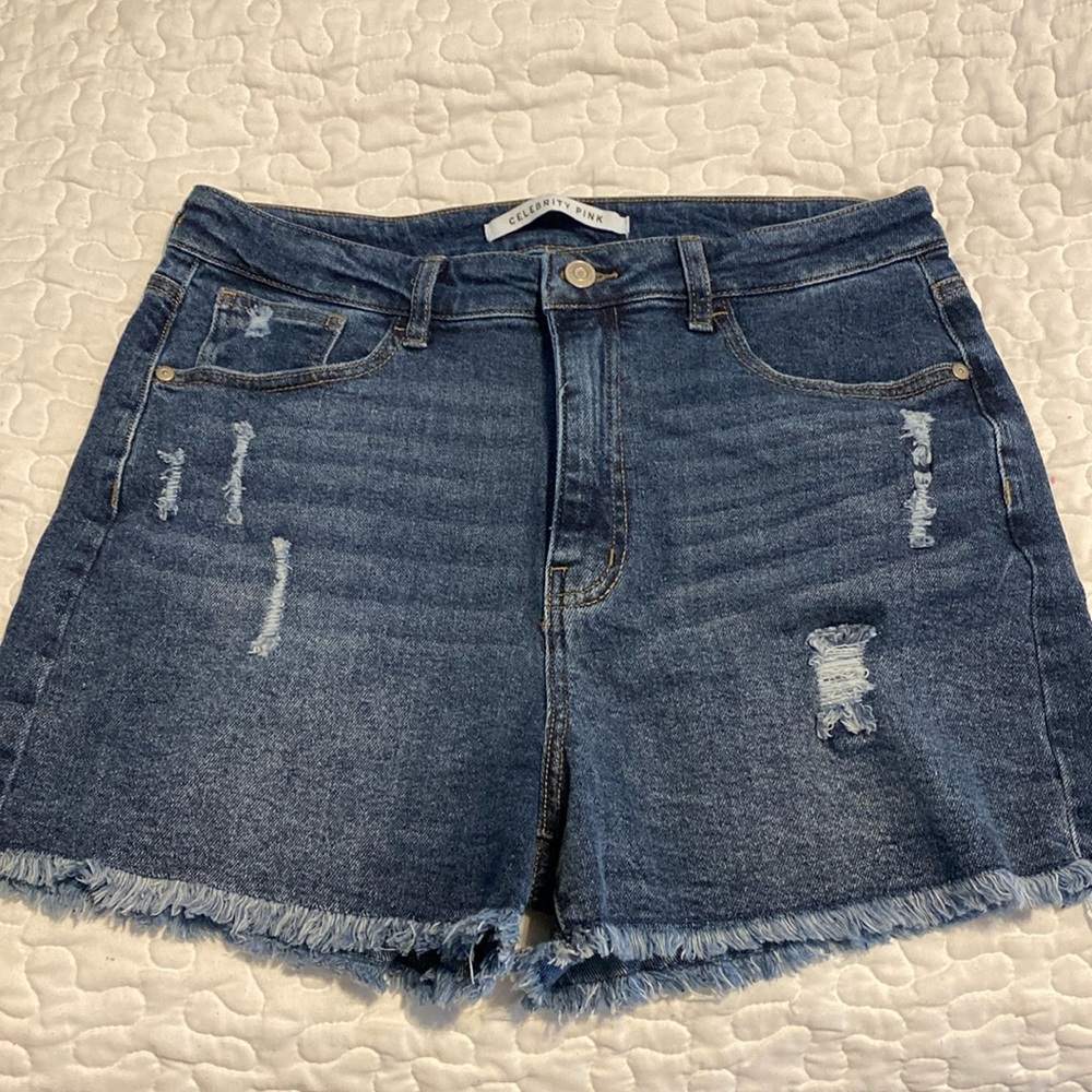 Jean high waisted shorts